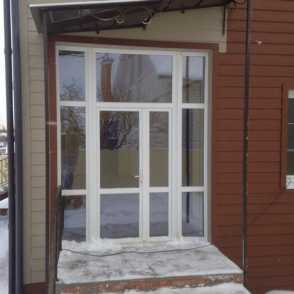 Кованый козырек 8