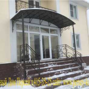 Кованый козырек 10