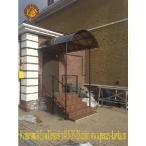 Кованый козырек 11
