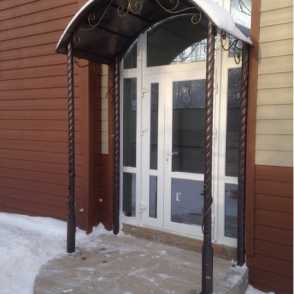 Кованый козырек 13