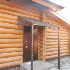 Кованый козырек 16