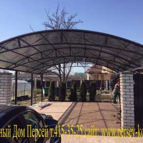 Кованый навес 2