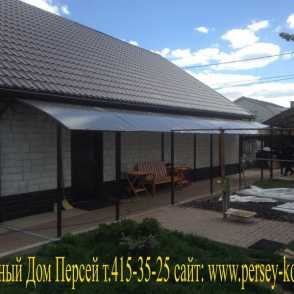 Кованый навес 4