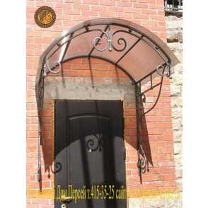 Кованый козырек 4