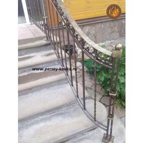 Кованые уличные ограждения на крыльцо 5