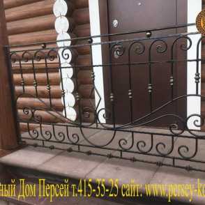 Кованые уличные ограждения 02