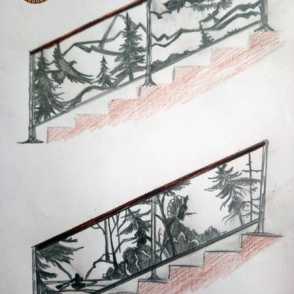 Кованые ограждения 17