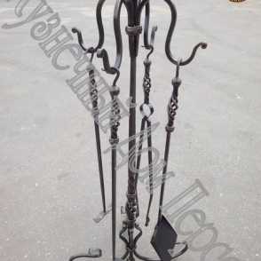 Кованый каминный набор 2