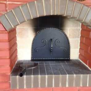 Кованый печной притвор 5