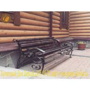 Кованая скамейка 2
