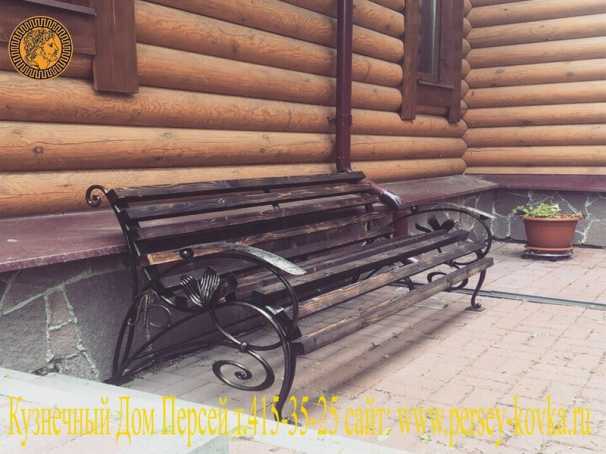 Кованая скамейка 2