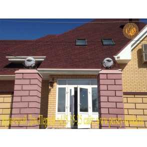 Кованый фонарь на столбе 1