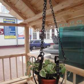 Кованая цветочница 12