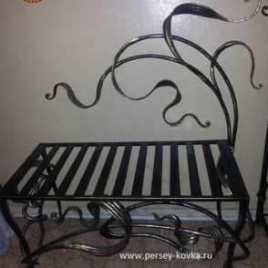 Кованая банкетка 5