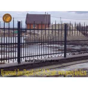 Кованый сварной забор 1