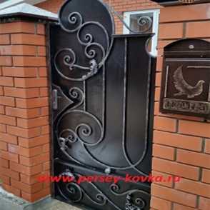 Калитка с элементами ковки 2