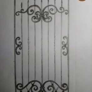 Кованая калитка 18