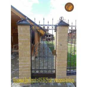 Кованая калитка 11