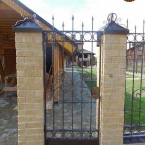 Кованая калитка 11