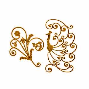 Кованые, литые, чугунные декоративные элементы  (двусторонние)