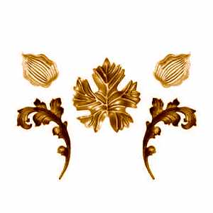 Кованые, чугунные, литые листья для изделий художественной ковки