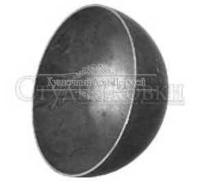 Стальная полусфера арт. SK01.100 разм. 100