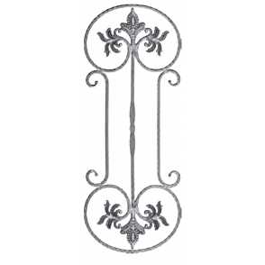 Кованая балясина арт. 1004 разм. 35x90