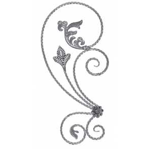 Кованая балясина арт. 1009 разм. 37x80