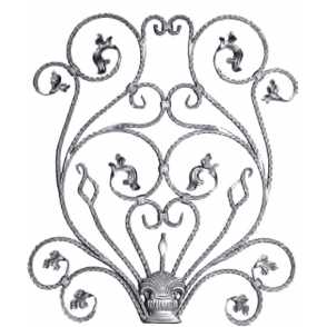 Кованая розетка арт. 1036 разм. 88x100