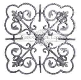 Кованая розетка арт. 1039 разм. 65x65