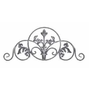 Кованые навершия на забор, ворота  арт. 1041 разм. 120x50