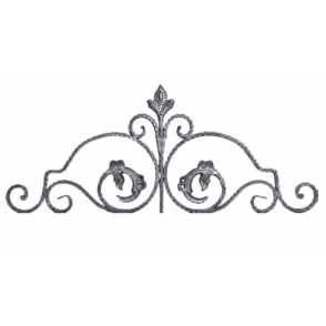 Кованые навершия на забор, ворота  арт. 1042 разм. 50x112