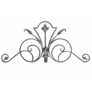 Кованые навершия на забор, ворота  арт. 1043 разм. 120x56