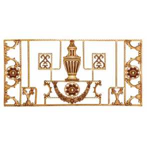 Кованая декоративная панель арт. 1073 разм. 125x60