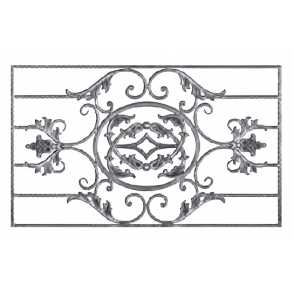 Кованая декоративная панель арт. 1074 разм. 100x60