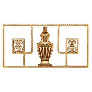 Кованая декоративная панель арт. 1107 разм. 80x40