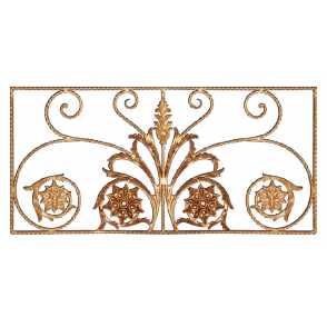 Кованая декоративная панель арт. 1116 разм. 125x60