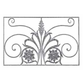 Кованая декоративная панель арт. 1119 разм. 100x60