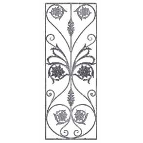 Кованая декоративная панель арт. 1120 разм. 60x160