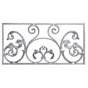 Кованая декоративная панель арт. 1138 разм. 80x40