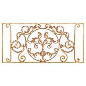 Кованая декоративная панель арт. 1139 разм. 125x60