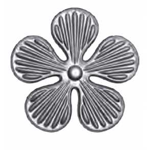 Кованый декоративный узор односторонний арт. 113 разм. 16