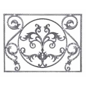 Кованая декоративная панель арт. 1141 разм. 80x60