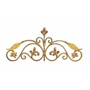 Кованые навершия на забор, ворота  арт. 1147 разм. 112x50