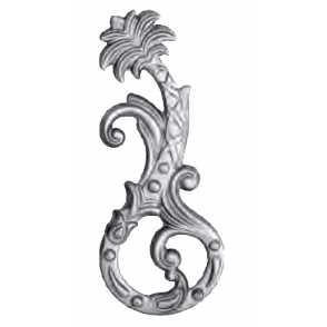 Кованый декоративный узор двусторонний арт. 116 разм. 22x9