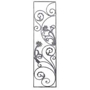 Кованая декоративная панель арт. 1171 разм. 40x160