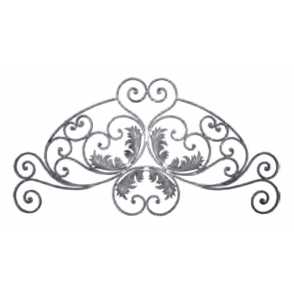 Кованые навершия на забор, ворота  арт. 1180 разм. 164x82