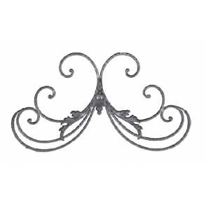 Кованые навершия на забор, ворота  арт. 1183 разм. 50x90