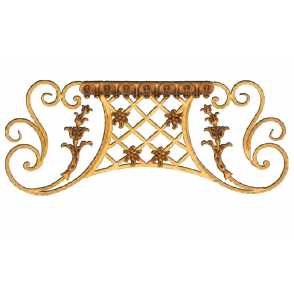 Кованые навершия на забор, ворота  арт. 1184 разм. 37x89