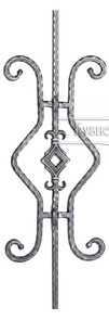 Кованая балясина арт. 1201 разм. 22,5x90
